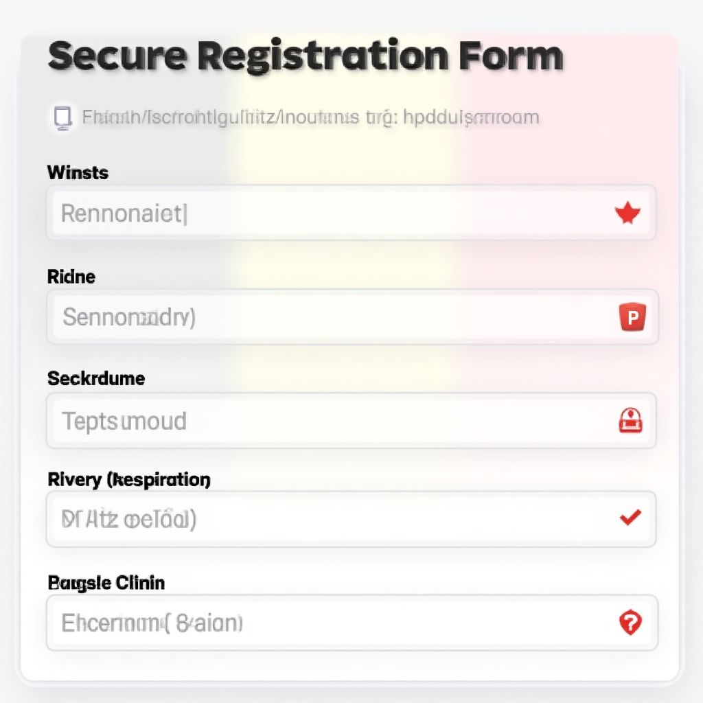 Inscription sécurisée